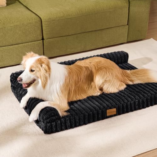 Orthopedic Medium Dog Bed Furry Pet Bed, Washable Cover 30''X20'' - Image 3