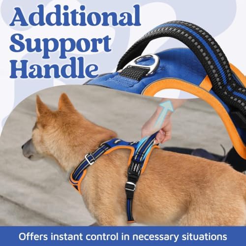rabbitgoo Dog Harness for Large, No Pull 3 Buckles Easy On & Off - Image 4