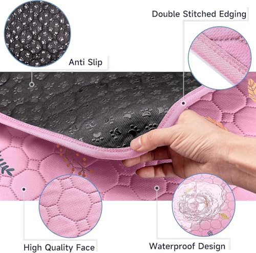 Sunheir Washable Pee Pads for Dogs Large 24" x 72" 2-Pack Reusable Puppy Pads - Image 4