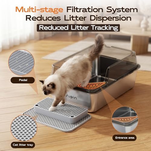 2 Pack Stainless Steel Litter Box - Image 6