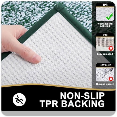 OLANLY Bathroom Rugs 30x20, Absorbent Microfiber Bath Rugs - Image 5