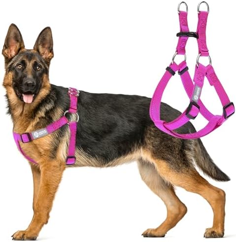 AKC Step-in Dog Harness – Adjustable Solid Color Vest by AmericanKennelClub