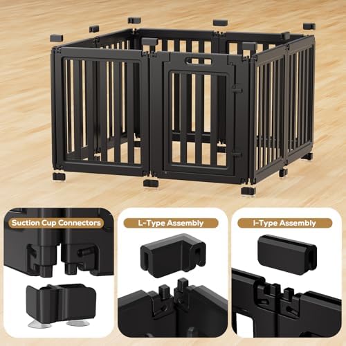 Dog Playpen Indoor, Puppy Playpen, 8 Panels - Image 4