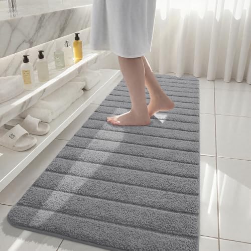 AROGAN Extra Long Bathroom Runner Rugs 24x80 Inch Bath Rug Non Slip - Image 3