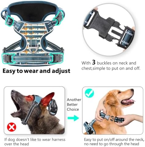 Timos Dog Harness, No Pull Large Sized - Image 2