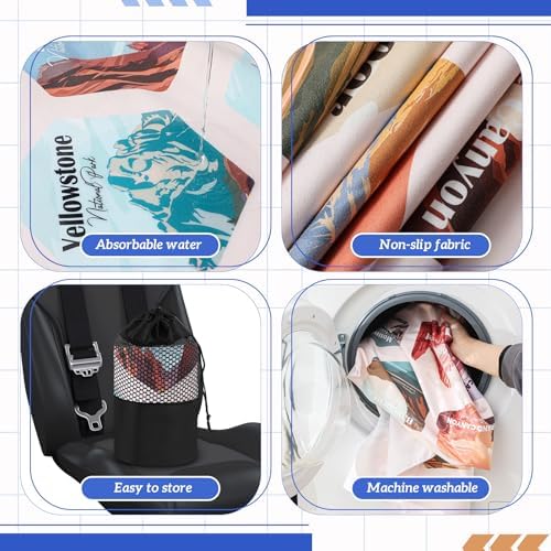 Hahafelt 2 Pack Car Seat Towel Cover - Image 7