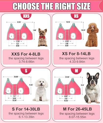 Kkiimatt Dog Grooming Hammock, XS Pink Hanging Harness Holder - Image 6