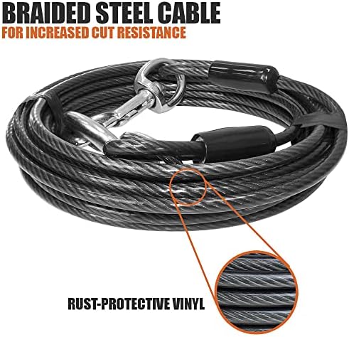 BV Dog Tie Out Cable 25 Feet - Image 3