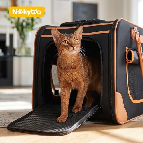 Extra Large Cat Carrier for 2 Cats, 2-in-1 Soft Pet Carrier Bag - Image 3