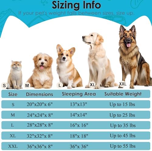 28in Large Dog Bed, Calming Donut Bed - Image 2