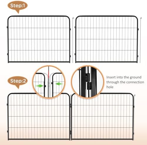 BestPet | Dog Playpen | 40", 6 Panels | Heavy Duty Metal Pet Exercise Pen - Image 4