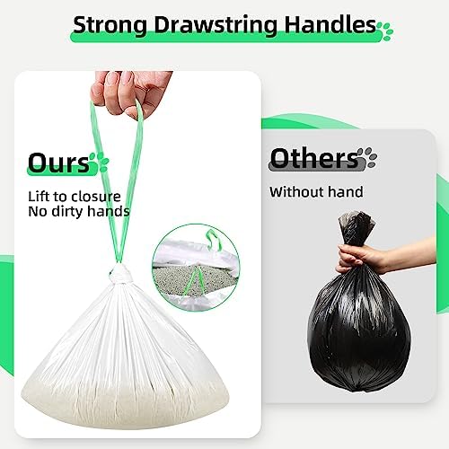 60 Count Automatic Litter Box Bags Liners Compatible - Image 4