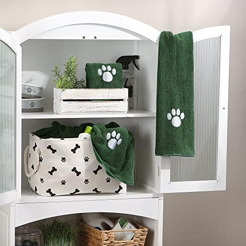 Bone Dry Pet Grooming, Embroidered Microfiber Towel Drying Collection, Hunter - Image 6