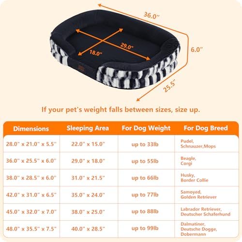 Dwanton Orthopedic Waterproof Medium Dog Bed Sofa, Gel Memory Foam - Image 4