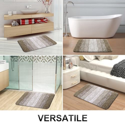 OLANLY Bathroom Runner Rug 47x20, Extra Soft Absorbent Microfiber Bath Rugs - Image 6