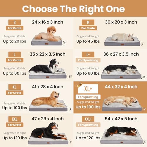 OhGeni Orthopedic Waterproof Large Dog Bed, Memory Foam, 44 inch-XXL - Image 3