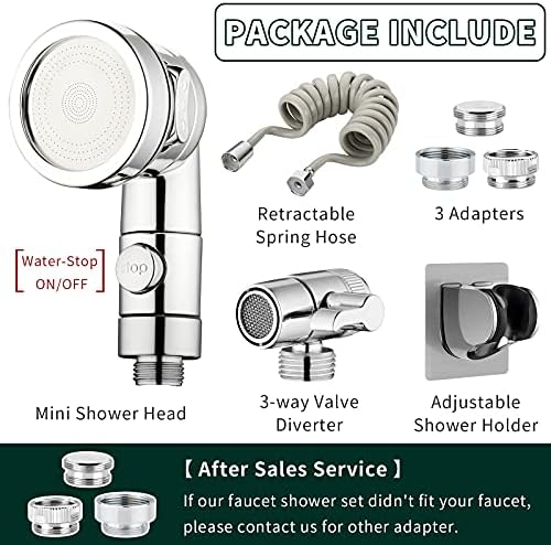 ZCONIEY Sink Faucet Sprayer Attachment Hair Pet Rinser Showerhead - Image 5
