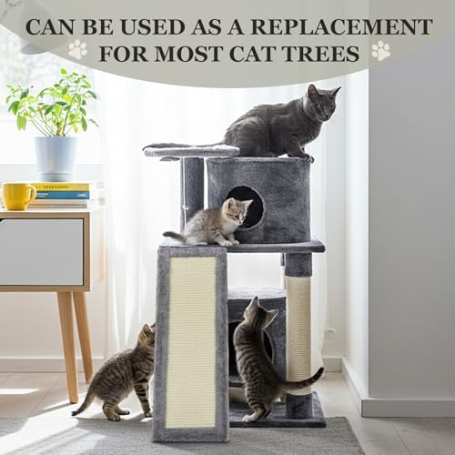 Dansydaisy 23.8 x 8.5 Inch Cat Tree Replacement Parts Sisal Ladder Board - Image 5