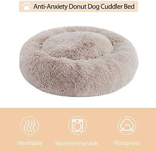 WNPETHOME Medium Round Calming Dog Bed Cat Bed - Image 3