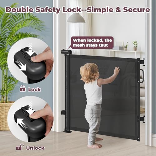 Retractable Baby Gates 2 Pack - Image 4