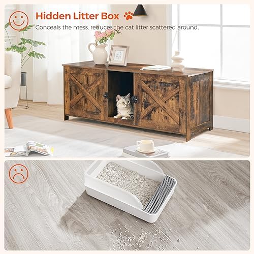 MAHANCRIS Cat Litter Box Enclosure - Image 6