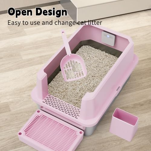 RIZZARI High-Sided Large Cat Litter Box: 2-Pack - Image 7