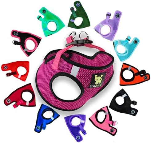 EcoBark Teacup Dog Harness -Luxury Soft Step in Harnesses by EcoBark