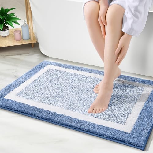 OLANLY Bathroom Rugs 36x24, Soft Absorbent Microfiber Bath Rugs by OLANLY