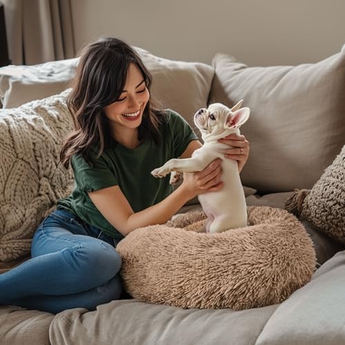 Extra Large Dog Beds, 36in Human Dog Anxiety Relief Comfort Bed - Image 5