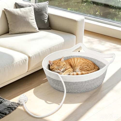 Cat Bed, Cotton Rope Instinct Basket - Image 7