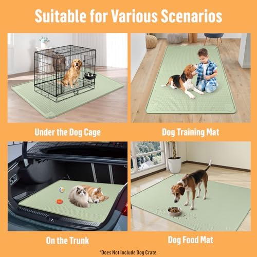 Silicone Dog Bed Mat 34"x 22" Crate Mat - Image 7