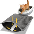 Conlun Cat Litter Trapping Mat for Small Spaces, 23.6"x14.6" Space-Saving by Conlun