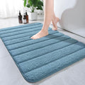 AROGAN Luxury Bathroom Rugs 24x36 Inch，Thick Bath Rug Non Slip, Aqua Blue by AROGANAREARUG