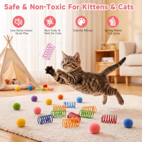 AILUKI 33PCS Cat Toys Variety Pack - Image 6