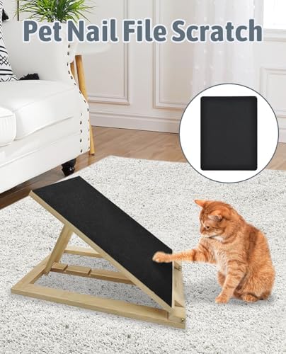 BNOSDM Cat Nail File Scratcher Sandpaper, 4 Pack Replacement Sand Paper - Image 6