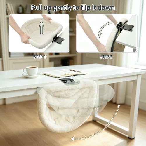 Cat Desk Bed, Desk Mounted Cat Hammock - Image 5