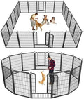 Dog Playpen, 40 inch 14 Panels Dog Pen Indoor Pet Dog Fence Outdoor by Jhsomdr