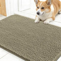 OLANLY Dog Door Mat for Muddy Paws 30x17, Super Absorbent Chenille Mud Mat by OLANLY