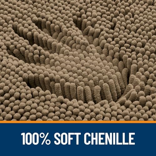 OLANLY Bathroom Rugs 30x20, Extra Soft Absorbent Chenille Bath Rugs - Image 3