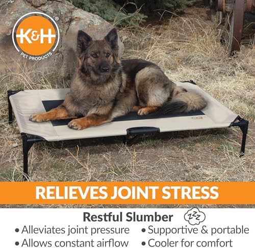 K&H Outdoor Elevated Dog Bed, Cooling Raised Dog Bed, XL 50x32in - Image 5