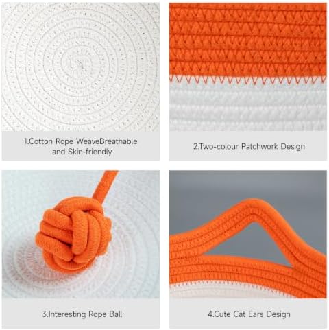 Cat Bed, Cotton Rope Instinct Basket - Image 3