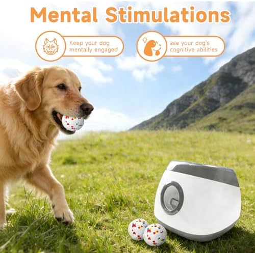 Automatic Dog Ball Launcher, 6 ETPU Balls, Adjustable Distance - Image 5