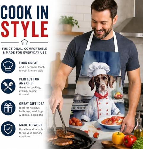 Caroline's Treasures Pointer The Chef Apron Cooking Kitchen Server Baking - Image 2
