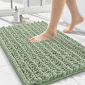 Smiry Bathroom Rugs 24X16, Extra Soft Rubber Backing Chenille Bath Mats by Smiry