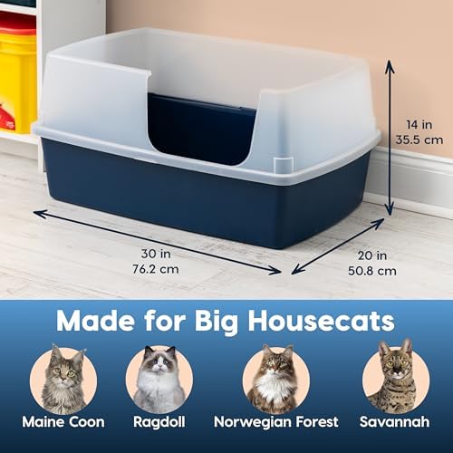 IRIS USA XX-Large Side Entry Cat Litter Box - Image 3