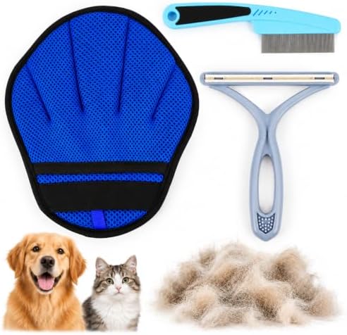 3PCS Pet Hair Removal Glove Set - Image 2