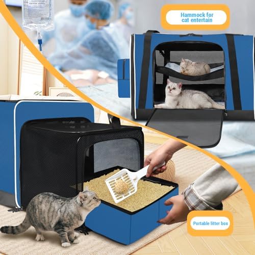 Petskd Side Expandable Large Cat Carrier - Image 5