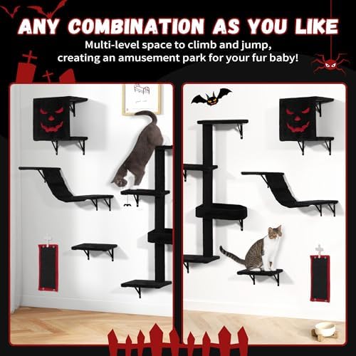 5 Pcs Wall-Mounted Climber Set, Wood Indoor - Image 6