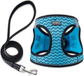 Dog Harness with Leash Set, Step-in Adjustable Puppy Pet Vest by BOOMIBOO