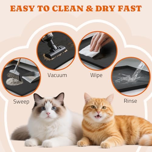 Pawtners Silicone Cat Litter Mat 34 x 22 in, 1 Pack - Image 6